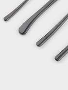 Набор столовых приборов из нержавеющей стали Magistro «Джентри», 4 предмета, цвет чёрный - Фото 3