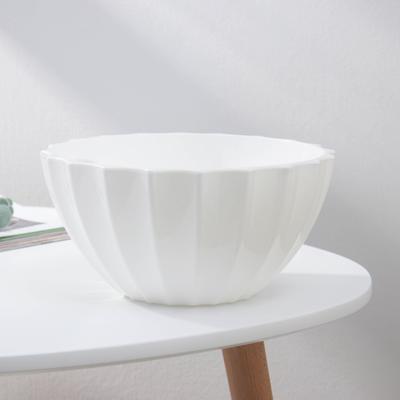 Кашпо для цветов с автополивом «Ракушка», 3.4 л, d=25 см, h=12 см, белое