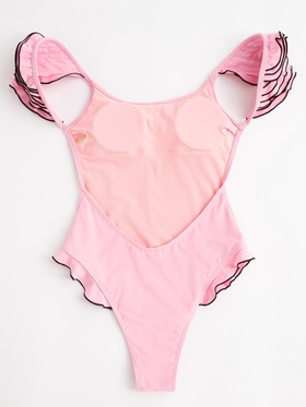 Купальник женский слитный MINAKU Summer rose, размер 48, розовый