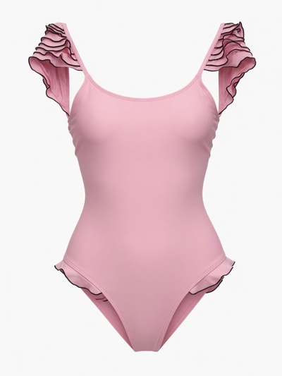 Купальник женский слитный MINAKU Summer rose, размер 50, розовый