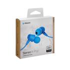 Наушники Deppa Stereo K-Pop, вакуумные, микрофон, 16 Ом, 3.5 мм, 1.2 м, голубые - Фото 3
