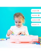 Конструктор в чемоданчике «Волшебный город», с электрическим шуруповёртом, 4 карточки, 57 деталей - Фото 5