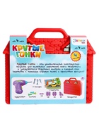 Конструктор в чемоданчике «Крутые гонки», с электрическим шуруповёртом, 4 карточки, 57 деталей - Фото 7