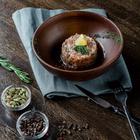 Тарелка деревянная суповая Magistro, 800 мл, из натурального кедра, шоколадная - Фото 1