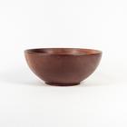 Тарелка деревянная суповая Magistro, 800 мл, из натурального кедра, шоколадная - Фото 2