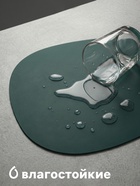 Салфетка сервировочная на стол Доляна «Тэм», 44×35.5 см, зелёная - Фото 2