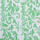 Бумага упаковочная крафт "Ветки зеленые-белые", 0,6 х 10 м, 70 г/м² - Фото 2