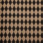 Бумага упаковочная крафт "Чёрные ромбики", 0,6 х 10 м, 70 г/м² - Фото 2
