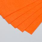Фетр жесткий 1 мм "Жжёный апельсин" набор 10 листов формат А4 - Фото 4