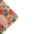 Бумага упаковочная крафтовая «Цветы на 8 марта», 50 х 70 см - Фото 3