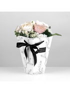 Переноска для цветов на лентах Present with best wishes, 17×25×9 см - Фото 2
