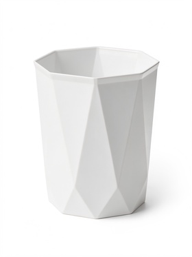 Стакан «Призма», 9,5×9,5×11 см, цвет белый