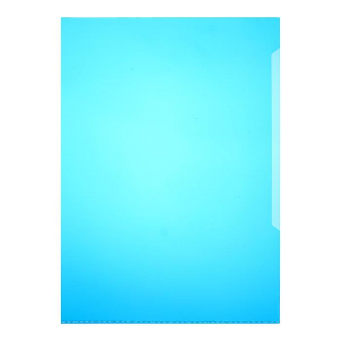 Папка-уголок А4 180мкм DURABLE синяя - Фото 1