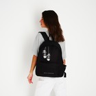 Рюкзак молодёжный «Дети свободы», 29х12х37 см, отд на молнии, н/карман, светоотраж., чёрный - Фото 10