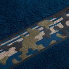 Полотенце махровое Love Life «Милитари» 30×60 см, цв. синий, 100% хлопок, 360 г/м² - Фото 3