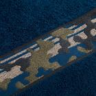 Полотенце махровое Love Life «Милитари» 70×130 см, цв. синий, 100% хлопок, 360 г/м² - Фото 3