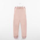 Брюки для девочки MINAKU: Basic Line KIDS, цвет пудра, рост 158 - фото 61533570