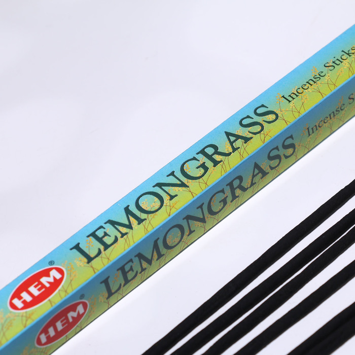 Благовония HEM "Lemongrass. Лимонник", 8 палочек в упаковке, четырёхгранник - фото 1927236928
