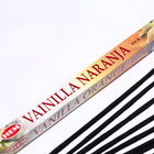 Благовония HEM "Vanilla Orange. Ваниль апельсин", 8 палочек в упаковке, четырёхгранник - Фото 2