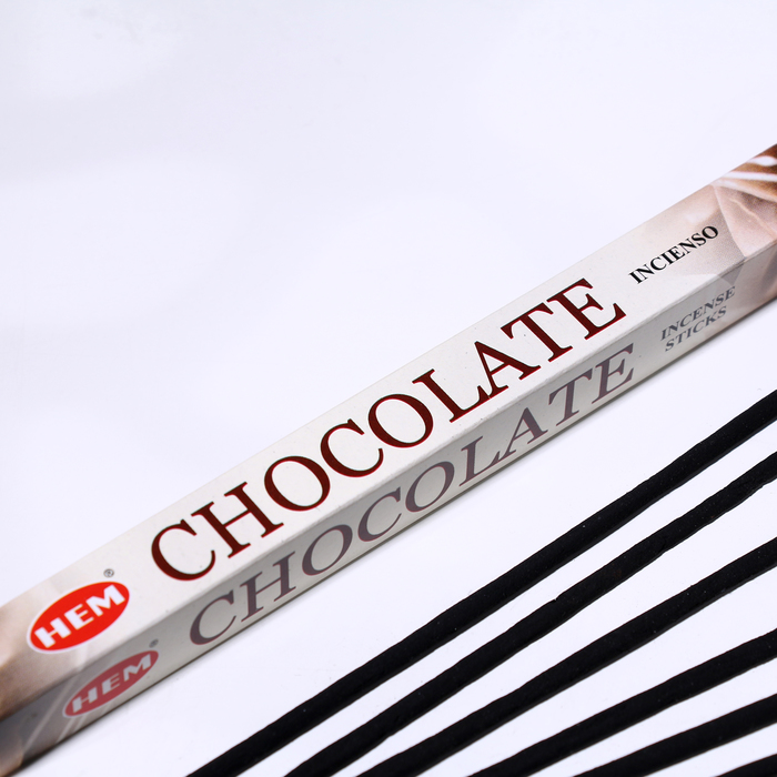 Благовония HEM "Сhocolate. Шоколад", 8 палочек в упаковке, четырёхгранник - фото 1906774904