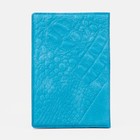 Обложка для паспорта, цвет бирюзовый - фото 6371974