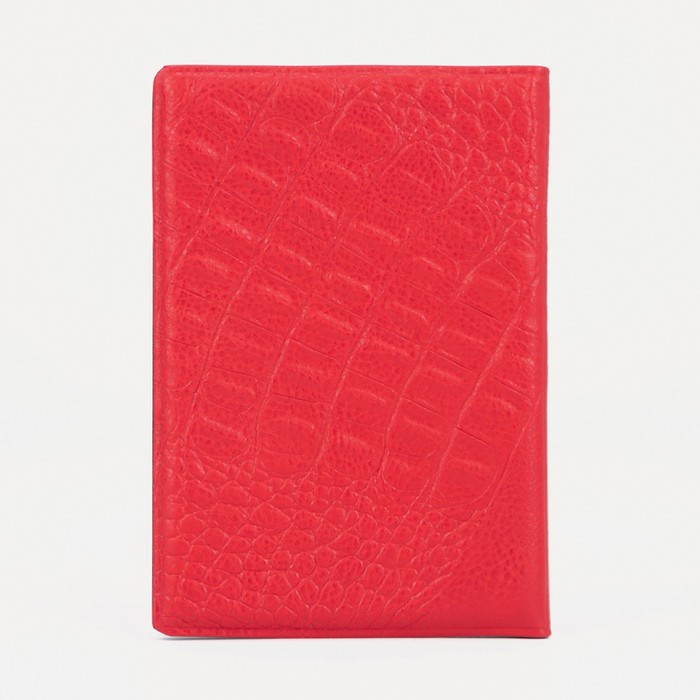 Обложка для паспорта, цвет красный - фото 1908639717