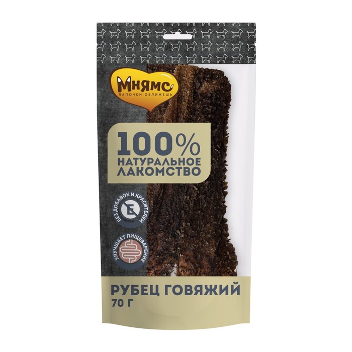 Лакомство «Мнямс» для собак, рубец говяжий, 70 г - Фото 1