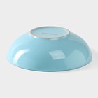 Миска Доляна «Пастель», 700 мл, d=18 см, керамика, голубая - Фото 3