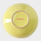 Миска Доляна «Пастель», 700 мл, d=18 см, керамика, жёлтая - Фото 4