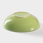 Миска Доляна «Пастель», 700 мл, d=18 см, керамика, зелёная - Фото 3