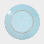 Набор тарелок керамических Доляна «Пастель», 18 предметов: 6 тарелок d=19 см, 6 тарелок d=27 см, 6 мисок d=19 см, цвет голубой - Фото 8
