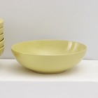 Набор тарелок керамических Доляна «Пастель»,18 предметов: 6 тарелок d=19 см, 6 тарелок d=27 см, 6 мисок d=19 см, цвет жёлтый - Фото 9