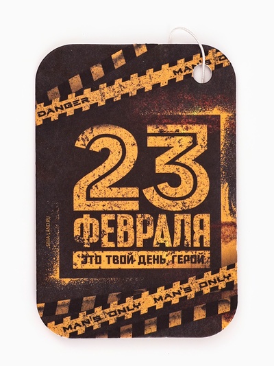 Ароматизатор в автомобиль «23 февраля», аромат цитрус
