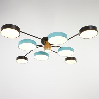 Светильник 35440/9 LED 197Вт 3000-6000К черный-синий 95х95х13,5 см BayerLux