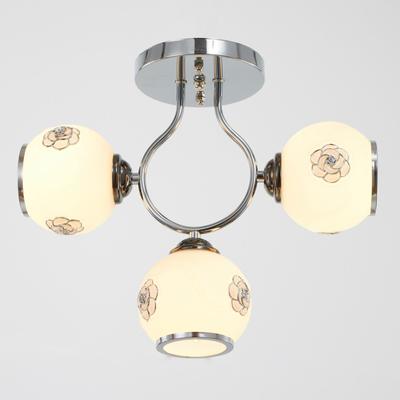 Люстра 8601/3 3х40Вт Е27 хром 54х54х26 см МОДЕЛЬ:GMN-0127,