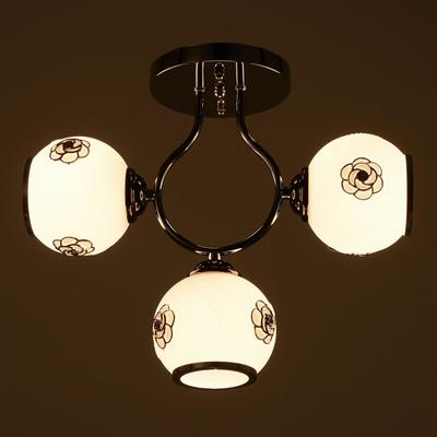 Люстра 8601/3 3х40Вт Е27 хром 54х54х26 см МОДЕЛЬ:GMN-0127,