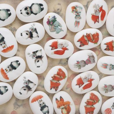 Сахарные фигурки «Медальоны. Лисички, зайчики, панды», 300 шт.