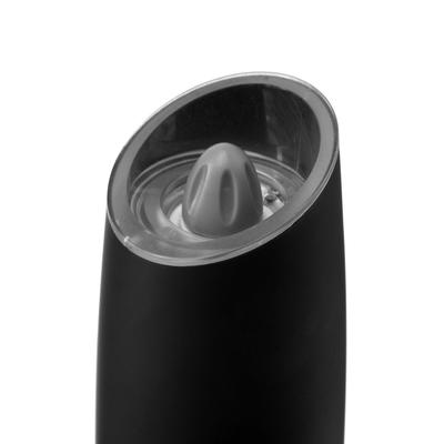 Мельница электрическая Luazon LET-003, гравитационная, пластик, от батареек, чёрная