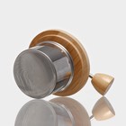 Заварочный чайник френч-пресс SL Home «Риальто», 600 мл, на подставке, стекло, прозрачный - Фото 6