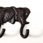 Крючки декоративные металл "Три слона" 12х25,5х4 см - Фото 3