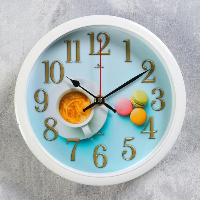 Часы настенные, интерьерные "Удовольствие", d-22 см, бесшумные - Фото 1