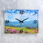 Часы-картина настенные "Летний пейзаж" 40х56 см, плавный ход - фото 318446375