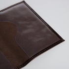 Обложка для паспорта, цвет коричневый - фото 8025619