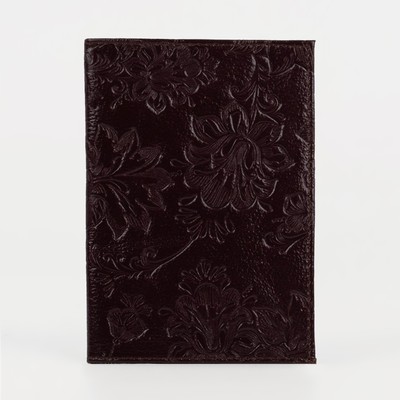 Обложка для паспорта, цвет сливовый