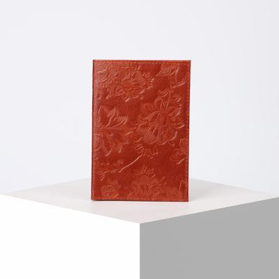 Обложка для паспорта, цвет охра