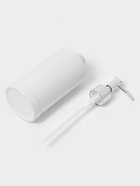 Аксессуары для ванной «Лофт», 4 предмета, мыльница, дозатор для мыла 440 мл, 2 стакана 320 мл, белые - Фото 5