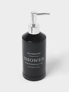 Аксессуары для ванной «Лофт», 4 предмета, мыльница, дозатор для мыла 420 мл, 2 стакана, чёрные - Фото 6