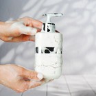 Набор аксессуаров для ванной комнаты «Вестерос», 4 предмета (мыльница, дозатор для мыла 390 мл, 2 стакана), цвет белый - фото 7765184