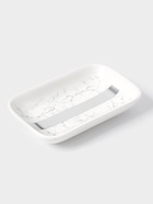 Аксессуары для ванной «Вестерос», 4 предмета, мыльница, дозатор для мыла 390 мл, 2 стакана, белые - Фото 6