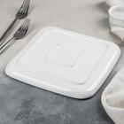 Тарелка керамическая обеденная «Бриз», d=21,5 см, цвет синий - фото 21188922